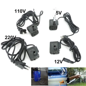 AC DC 220v 12V 5V USB Fuente Bomba de Agua Sumergible 200-400L/H Pecera - Imagen 1 de 13