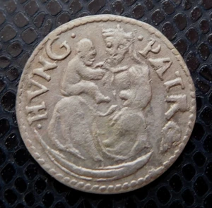 UNGARN / MATHIAS II.(1608-1619) / SILBERDENAR / 1614 N-B selten! - Bild 1 von 6