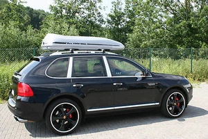 Exklusive Premium Dachbox Gepäckbox Moby Dick 190 SILBER 200 km/h von MOBILA - Bild 1 von 4