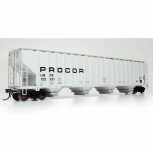 Rapido 157005 HO Scale UNPX Procor Low Black Solid 5820 Covered Hopper (6) - Picture 1 of 1