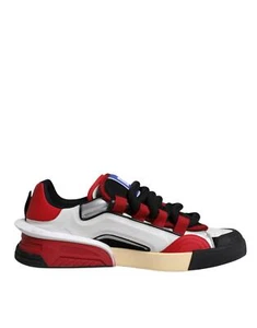 Dolce&Gabbana Portofino Men Multicolor Sneakers Leather Flat Trainer Shoes EU 45 - Picture 1 of 8