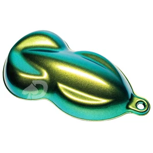 CX35 ColorShift Pearl 25g | Chameleon Mica Pigment | Gold Green Aqua Blue Shift - Picture 1 of 2