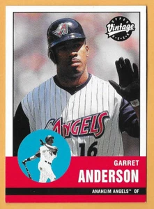 GARRET ANDERSON ANGELS #9 - UPPER DECK VINTAGE NM-MT 2001 - Picture 1 of 2