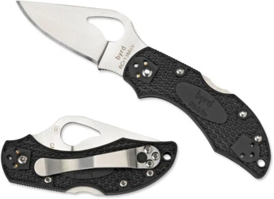 Spyderco Byrd Robin 2, 2.40" Stainless Blade, Black FRN Handls, BY10PBK2 - Image 1 of 4