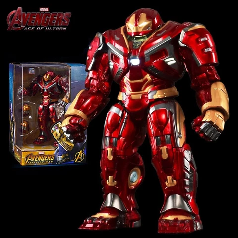 Avengers Age of Ultron Iron Man Hulkbuster LED Anti-Hulk Superhero Action Figure Cover