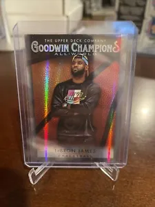 Lebron James 2021 UD Goodwin Champions ALL-WORLD Prizm Holo / Lakers - Picture 1 of 2