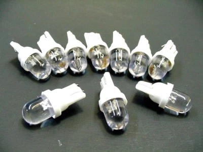 10x GM Super White 194 Wedge Dome LED Dashboard Instrument Panel Indicator Light - Image 1 of 4