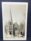 Waverly Ia, 1910 St Paul's Lutheran Church Rppc Real Photo Postcard Vintage Iowa