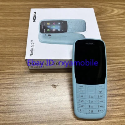 Nokia 220 4G FM radio Bluetooth 0.3MP 24MB 16MB RAM Unlocked cell Phone Dual SIM - Image 1 of 4