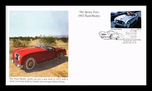 US COVER SPORTY CARS 1952 NASH HEALEY FIRST DAY ISSUE MYSTIC CACHET - Picture 1 of 2