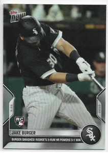 2022 Topps Now Jake Burger Rookie #238 EN MANO 3 carreras Homer White Sox PR: 519 - Imagen 1 de 2