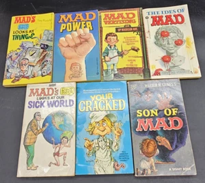 MAD Magazine Paperback Books 1970s Signet Dell Dave Burg William M. Gaines Lot 7 - Picture 1 of 24