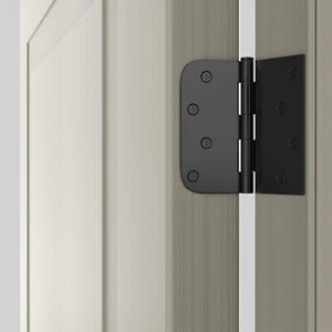 Goldenwarm 4 x 4 Inch Matte Black Iron Material Interior Door Hinges - Picture 1 of 11