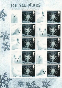 GB 2003 - Navidad 2003 Esculturas de hielo Smilers A5 - media hoja - Imagen 1 de 1