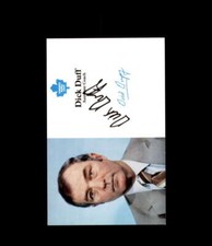 Dick Duff Signed Postcard Toronto Maple Leafs Autograph