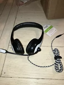 Auriculares Avid AE-36 en blanco con micrófono de pluma ajustable para educación - Imagen 1 de 3