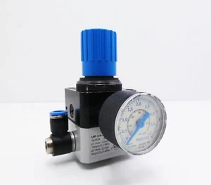 Festo LRP-1/4-2,5 162834 Druckregelventil + Manometer 0-4 bar -used- - Bild 1 von 5