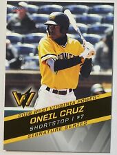 2018 Oneil Cruz Minor League Rookie RC Pirates West Virginia Black Bears 