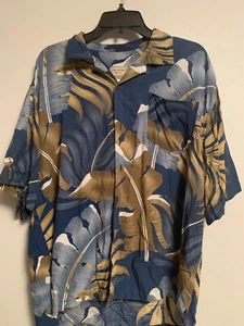 Tony Lambert NY Classics, XL, azul hawaiano manga corta - Imagen 1 de 3