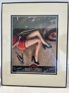 Deuce Of Spades Framed Autograph Signed Faith Granger Picture - Picture 1 of 7