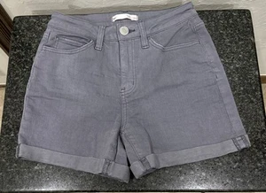 SO Midi Shorts 1/25W High Rise grau Stretch Bündchen - Bild 1 von 4