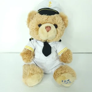 Princess Cruises Captain Stanley Teddy Bear Plush Stuffed Animal 10” Sitting - Picture 1 of 8