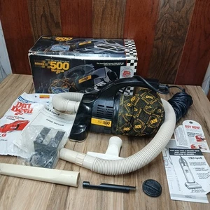 Vtg Dirt Devil Hand Vacuum Series 500 Royal W/ box, Manual And Accessories WORKS - Picture 1 of 24