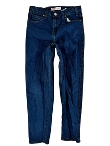 Signature Levi's Strauss dunkle Waschung Heritage Mom Jeans Mädchen Größe 12 - Bild 1 von 24