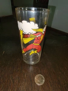 Vintage 1978 DC Comics SHAZAM! 12oz Drinking Glass PEPSI Collector Series - Picture 1 of 4