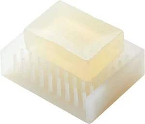 YAMAZAKI home 2992 Self Draining Soap Tray-Floating Holder Dish for Clear - Picture 1 of 6