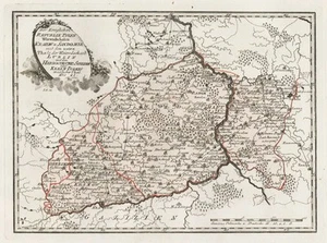 Polska Poland Poland Krakow Sandomierz Lublin Reilly map map copperplate 1790 - Picture 1 of 1