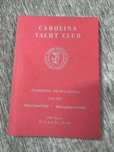 Carolina Yacht Club Charleston, SC 1996-1997 Member Book Rules By-Laws Names - Imagen 1 de 8