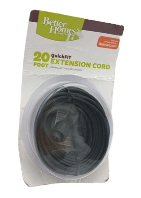 Better Homes & Gardens 20 Foot QuickFIT Outdoor Lighting Extension Cable - Image 1 of 4