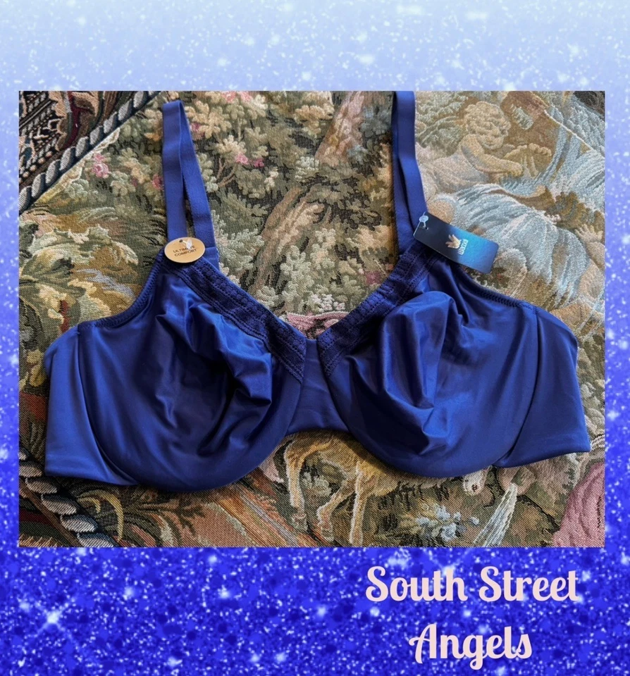 Wacoal Primer 36DDD Full Fig Underwire Bra 855213 Hydrangea 120282