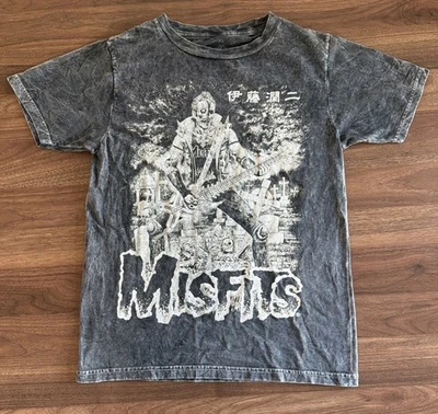 Camisa Junji Ito MISFITS Extra Pequeña Noche de los Muertos Vivientes RARA Doble Cara Foto 1 de 4