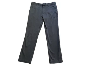 Banana Republic Pants Mens 34x32 Gray Aiden Slim Fit Stretch Chino Flat Front - Picture 1 of 16