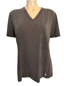 Carhartt Women's V-Neck T-Shirt XXL (20) Grey - Picture 1 of 4