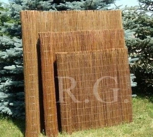 Sichtschutz Natur Balkon Sichtschutzmatte Weide Rollzaun Länge 300cm Höhe 190cm - Bild 1 von 1
