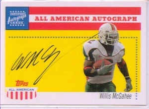 2003 Topps All American WILLIS MCGAHEE (Rookie) Auto Broncos - Picture 1 of 1
