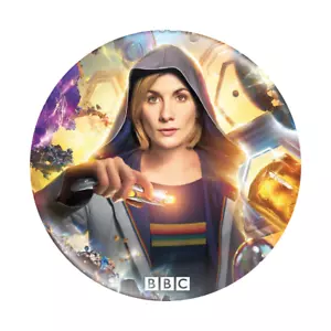 Doctor Who Button Badge 13th Doctor 58mm (2.25") - Picture 1 of 2