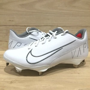 NEW Nike CJ7577-104 White Grey Ultrafly Elite 3 Baseball Cleats Mens 8 8.5 12 13 - Picture 1 of 9