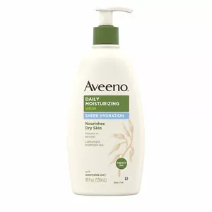Aveeno Active Naturals Sheer Hydration Daily Moisturizing Lotion 18 oz 12 Pack - Picture 1 of 1