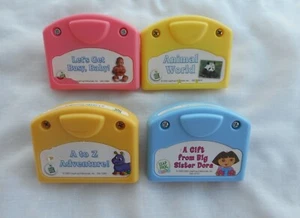Lote 4 Cartuchos de Juego Leapfrog Baby Little Touch ~ Dora ~ Mundo Animal ~ Aventura A-Z - Imagen 1 de 8