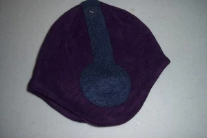 Echo Women's Milk Hat Purple/Grey built in Headphones, Head Gear D3 - Picture 1 of 5