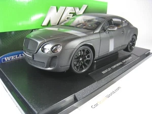 BENTLEY CONTINENTAL GT SUPERSPORTS 1/18 WELLY (MATT BLACK) - Imagen 1 de 3