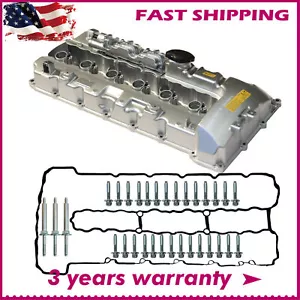 ALUMINUM Valve Cover for BMW N54 135i 335i 335xi 335is 535i xDrive 740i X6 Z4 - Foto 1 di 10