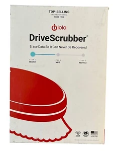 New iolo Drive Scrubber Erase Data from your Hard Drive Permanently Secure Wipe - Picture 1 of 2