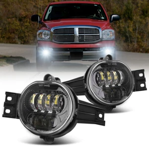 For Dodge Ram 1500 2002-2008 DOT LED Fog Lights Driving Lamps Assembly Pair - Bild 1 von 9