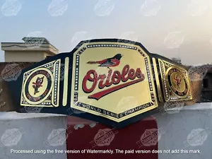 Baltimore Orioles MLB World Series Championship Belt Adult Size 2mm Brass - Picture 1 of 4