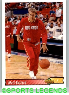 1992 Upper Deck #99 Matt Bullard - Image 1 of 2